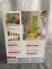 Fisher Price Adding Alligator Preschool Educational Toy with Stacking Blocks-NEW