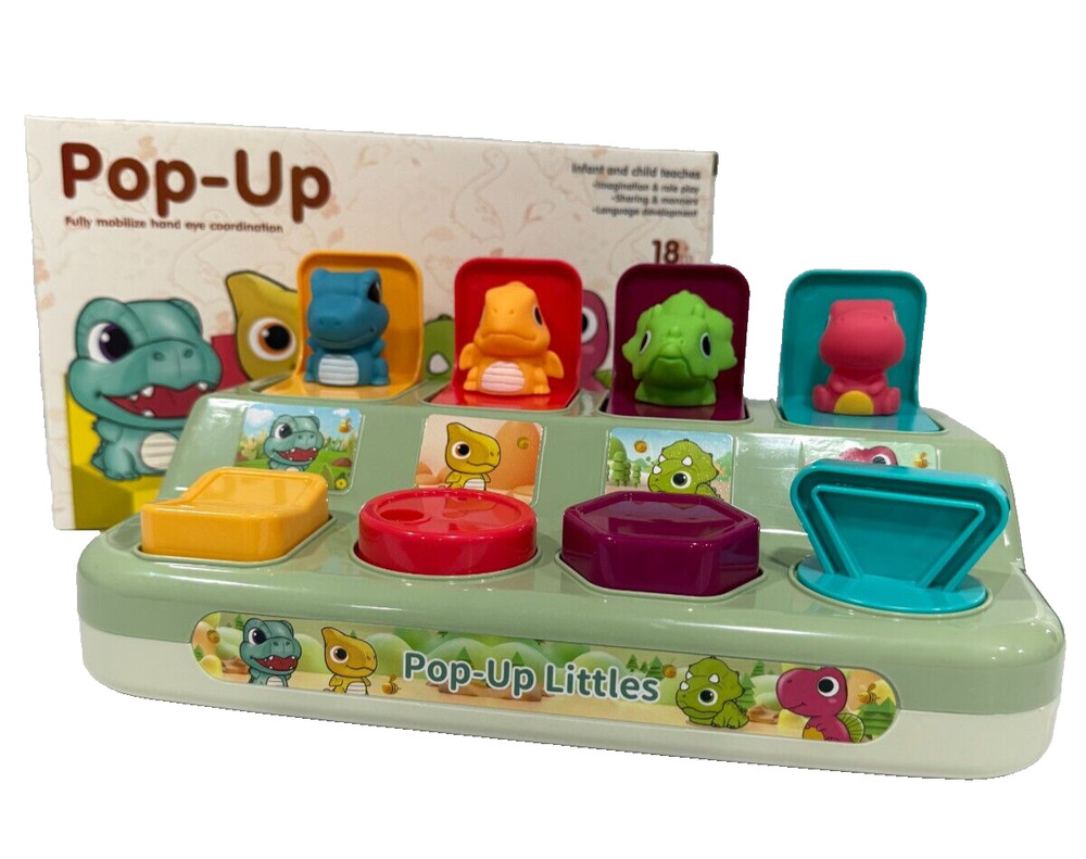 Pop Up, Fully mobilize hand eye coordination, infant and child teaches, NWB