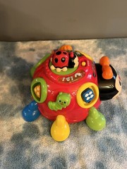 Vtech Crazy Legs Learning Bugs Ladybug Interactive Pull Toy Musical Singing