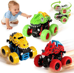 Dinosaur Toys for 2 3 4 5 Year Old Boys – 3 Pack Monster Truck Toys
