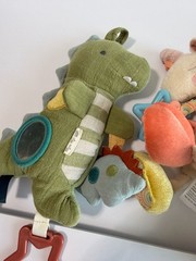 Itzy Ritzy Plush Sensory Stroller and Car Seat Activity Hanging Toys Set