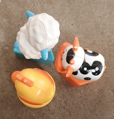 Lot Infantino Replacement Circle Triange CHICKEN SHEEP COW SHAPE SORTING BARN