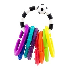 Ring O Links 9-Piece Set: Colorful & Safe Linking Toys for Infants 0+