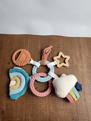 Itzy Ritzy Bitzy Bespoke Jingle Baby Travel Toy Rattle Cloud 0 months+