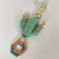 Itzy Ritzy Plush Cactus Crib Stroller Gym Hanging Baby Jingle Travel Toy Teether