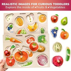 Kids Learning Alphabet Numbers Animals Puzzles