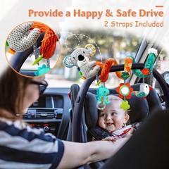 Car Seat Toys Baby Toys 0-3 Months Developmental, Stroller Toys Infant Toys 0…