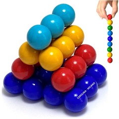 Hematite Magnetic Stones Large 20 mm 27 PCS Colorful for Age 6+ – Educational