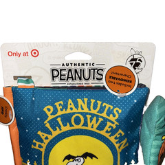 Peanuts Halloween Deluxe Soft Crinkle Book Hanging Stroller Toy NWT