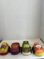 Just B You Soft Car Pull Back and Go (4) Has Sound When In Motion Toddlers