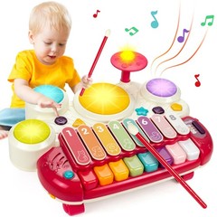 Marstone Baby Toys for 1 Year Old Birthday Gift, 5 in 1 Musical Toys for Toddler