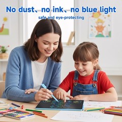 16 Inch Large LCD Writing Tablet for Kids, Colorful Reusable Electronic Doodl…