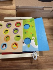 Kizfarm Wooden Montessori 8-in-1 Play Cube Toy Set Toddler Sensory Learning CH12