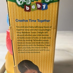 Crayola Beginnings Tadoodles Rainbow Tower Battery Sounds & Lights Toy VGUC
