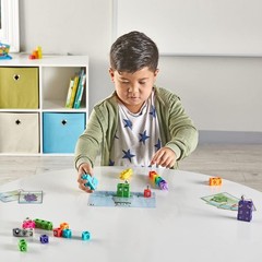 Inclusive MathLink Numberblocks Activity Set – 198 Multicolored Learning Pieces