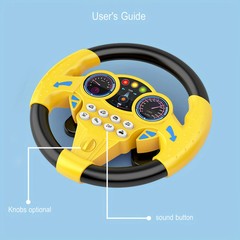 1PC Car Steering Toys Steering Wheel Toy Creative Children’s Education Toy
