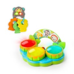 Bright Starts Safari Baby Sounds/Musical Toy Gift Set – 2pc
