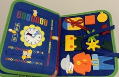 Freebear Sea Life Busy Board – Montessori Sensory Toddler Travel Toy