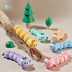 Wind Up Caterpillar Toy Baby Crawling Educational Clockwork Safe Non-Toxic