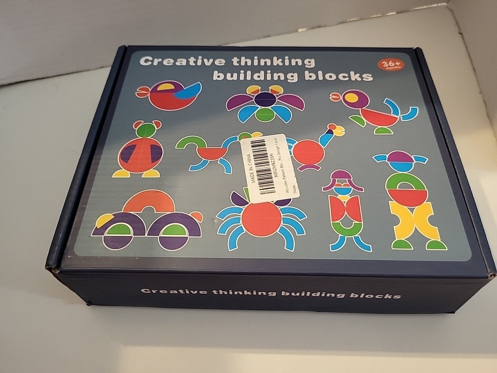 Creative Thinking Building Blocks Ages 36 Months+. Wooden Blocks Educational…