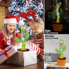 Interactive Dancing Cactus Toy – Mimics Speech, Fun Gift for Infants & Toddlers