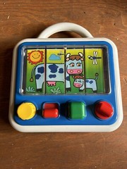 Vintage Cognitive Unimax toy puzzle motor skills Preschool Toddler Baby Toy