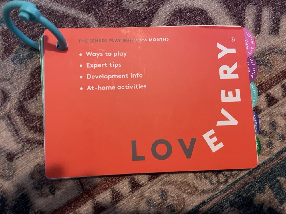 LOVEVERY The Senser Playkit Guide 5-6 Months – Replacement Manual