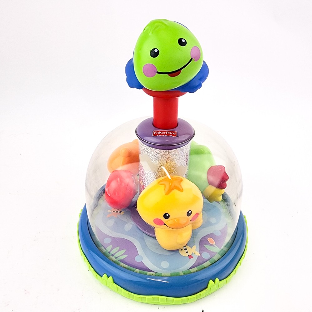 Fisher Price Push & Spin Friendly Firsts Carousel Classic Developmental Toy