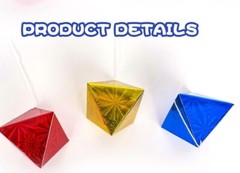 New Montessori Octahedron Mobile Inspired Visual Infants Color Development