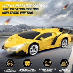 Remote Control Car – Transform Robot RC Cars, Toys for Ages 5-7, Kids Toys, 4 Ye