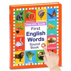 Interactive English Learning Sound Book Toy for Kids – 470+ Words, 21 Themes, Ph