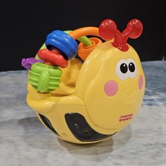 Fisher Price Gigglin’ Bee Ball Baby Toy Lights Sounds Tested Works