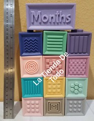 EDUCATIONAL EARLY LEARNING TEETHING SOFT BLOCKS FRUITS SHAPES #’S ANIMAL READ