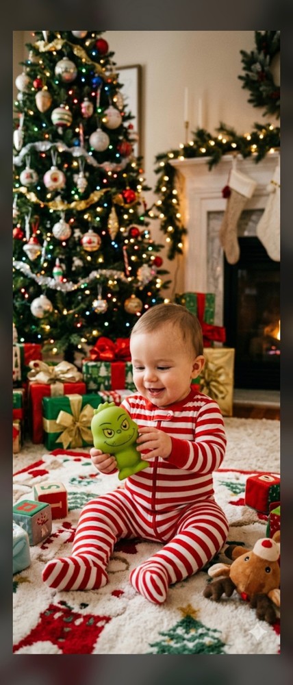 New without tags Infantino Grinch Christmas Holiday Baby Toy Ages 0-36 months