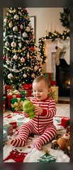 New without tags Infantino Grinch Christmas Holiday Baby Toy Ages 0-36 months