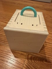 Lovevery Hide And Find Drop Ball Box With Door Montessori Wooden Baby Toy
