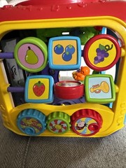 VTech Sort and Discover Activity Cube Red~ Tested~ Works ~ EUC