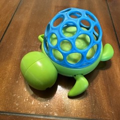 Baby Toy- OBall Green/Blue Turtle