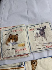 Baby Cloth Books Bundle 3 Soft Fabric Books Animals Shapes Kids Toy