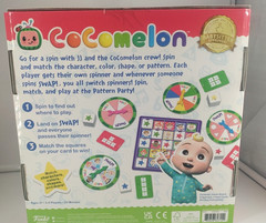 Cocomelon Pattern Party Game For Kids Ages 3 & Up NEW