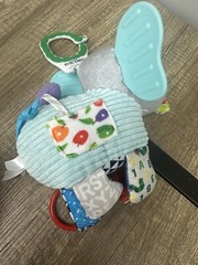 Eric Carle Elephant On-the-Go Developmental Activity Toy Crinkle Teether Sensory