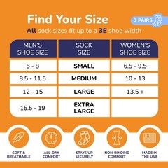 Loose Fit Stays Up! Casual Quarter Socks – Superior Stretch and Comfort, Wide…