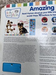 Disney Baby Einstein Amazing Animals! Sound Book, 10 Animal Sounds, 18 Months+