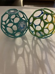Infant Toy Lot, Shape Sorter, Toy Car, 2 Toy Balls
