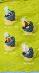 Ladybug Floating Ball Children Puzzle Toy Baby Early Education Focus Training