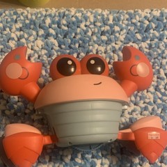 Hopscotch Crab Shaped Activity Toy Red Pink Blue Sea Life Motor Skills