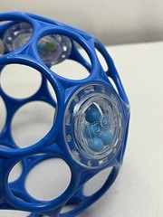 Oball Toy Ball Rattle- Blue