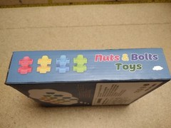 TOMYOU 32 pcs Shapes Nuts and Bolts Stacking Toys – STEM Color Sorting Learning