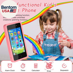 3.97″ Touchscreen Kids Toys Smart Phone, Kids Phone with Games & Dual Camera, To