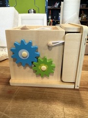 Kizfarm Wooden Montessori 8-in-1 Play Cube Toy Set Toddler Sensory Learning CH12